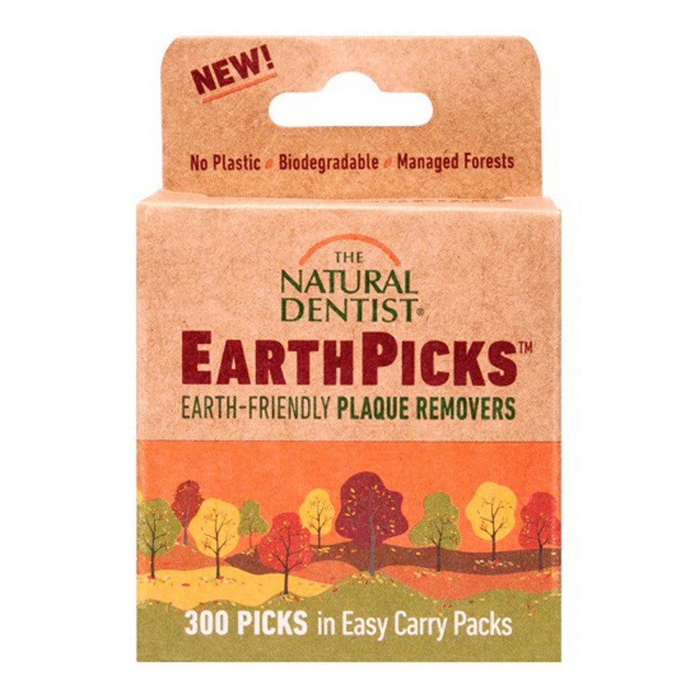 The Natural Dentist Earth Picks Plaque Removers, 300 Ea